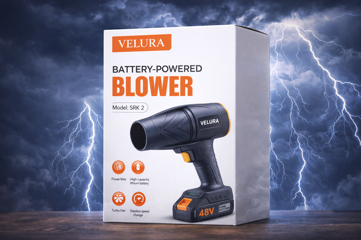 Velura High-Power Rechargeable Air Blower – Portable Cordless Dust Cleaning Machine for Car, Home & Electronics