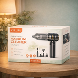 Velura Portable Cordless Car Vacuum Cleaner SRK-6 – Powerful Suction, USB-C Fast Charging & Multi-Nozzle Cleaning