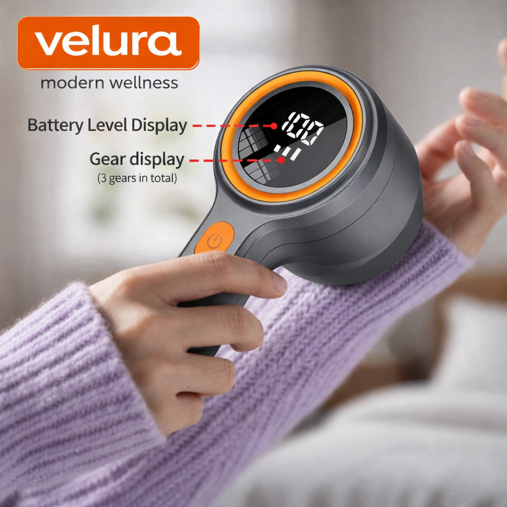 VELURA SRK-4 Premium Lint Remover & Hair Ball Trimmer